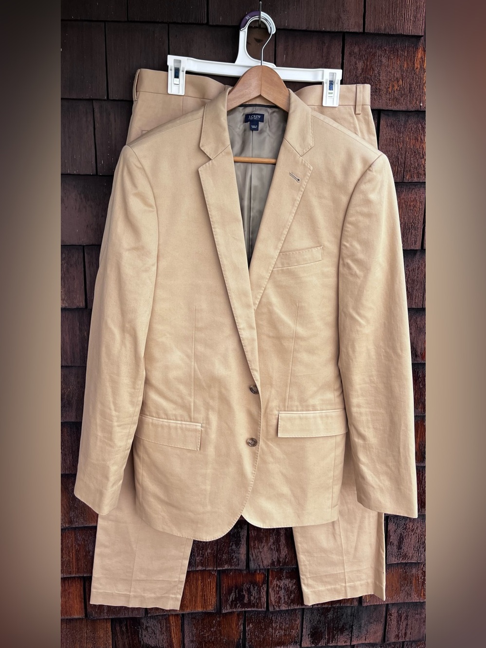 J.Crew Ludlow jacket, summer suit tan beige blazer 40 L